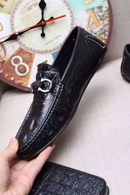 Salvatore Ferragamo Business Casual Men Shoes--139